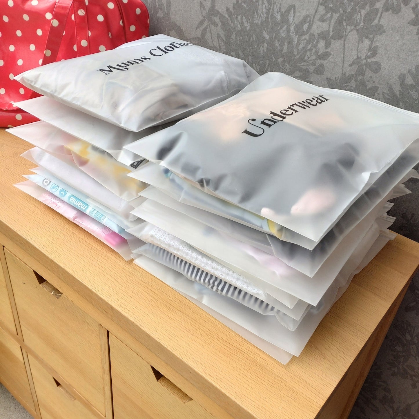 18-Piece Baby Hospital Bag Organizer Pouches - Maternity Essentials