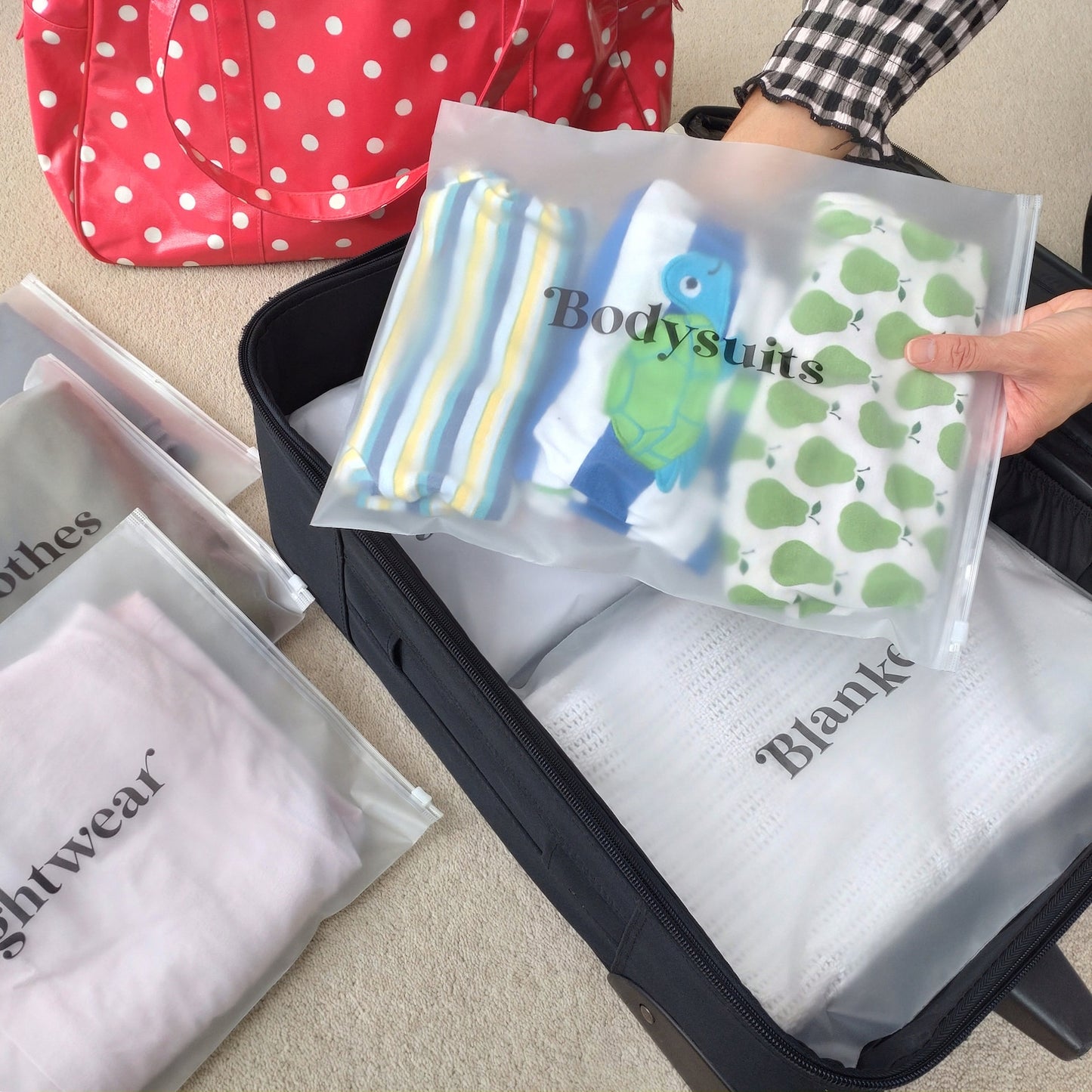 18-Piece Baby Hospital Bag Organizer Pouches - Maternity Essentials